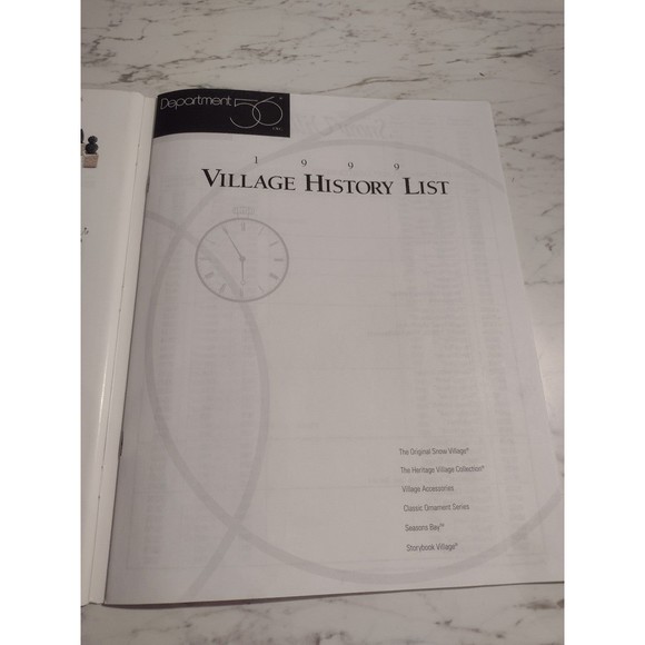 Department 56 - 1999 Village Brochure - Picture 9 of 10